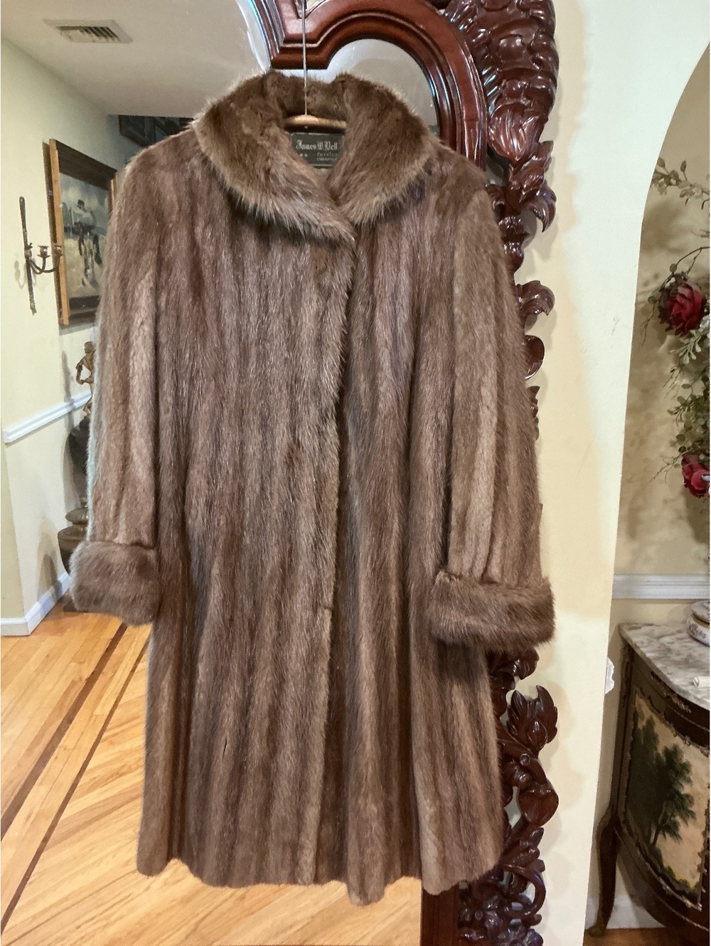 Beaver Fur Coat Size M